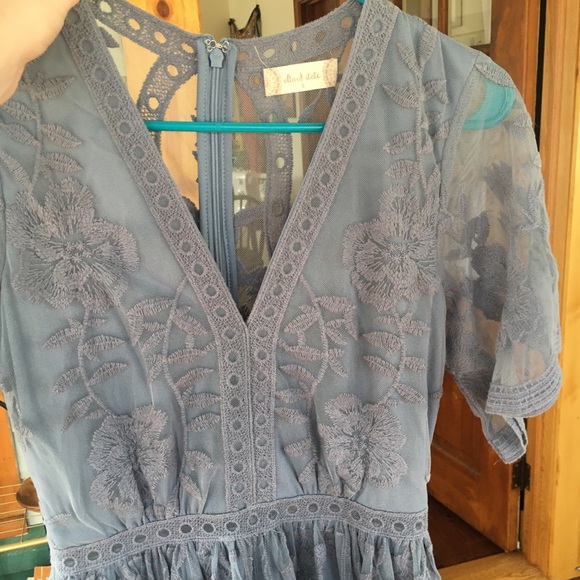 Altar’d State Marionette Lace Overlay Maxi Dress - Picture 5 of 8